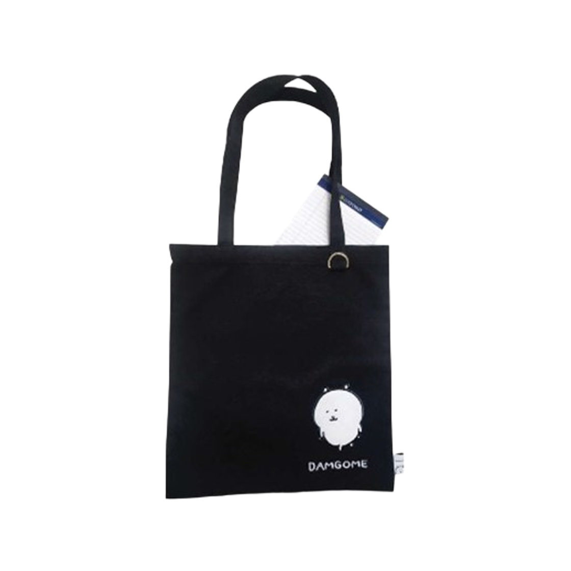 애니모어 담곰이 에코백 블랙(Animore joke bear ecoback black)