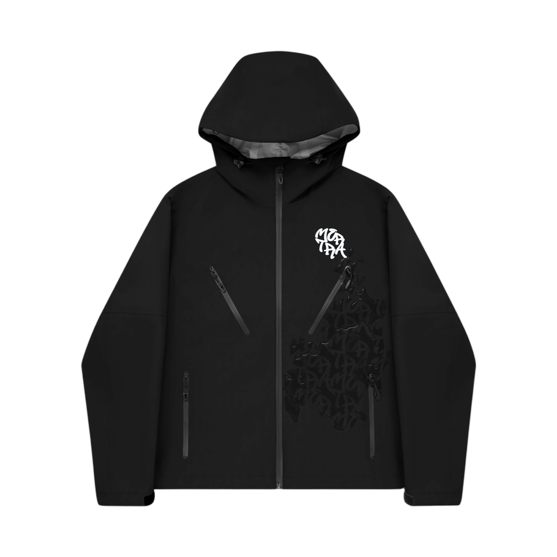 머트라 모노그램 쉘 자켓 블랙(Mertra Monogram Shell Jacket Black) - 1