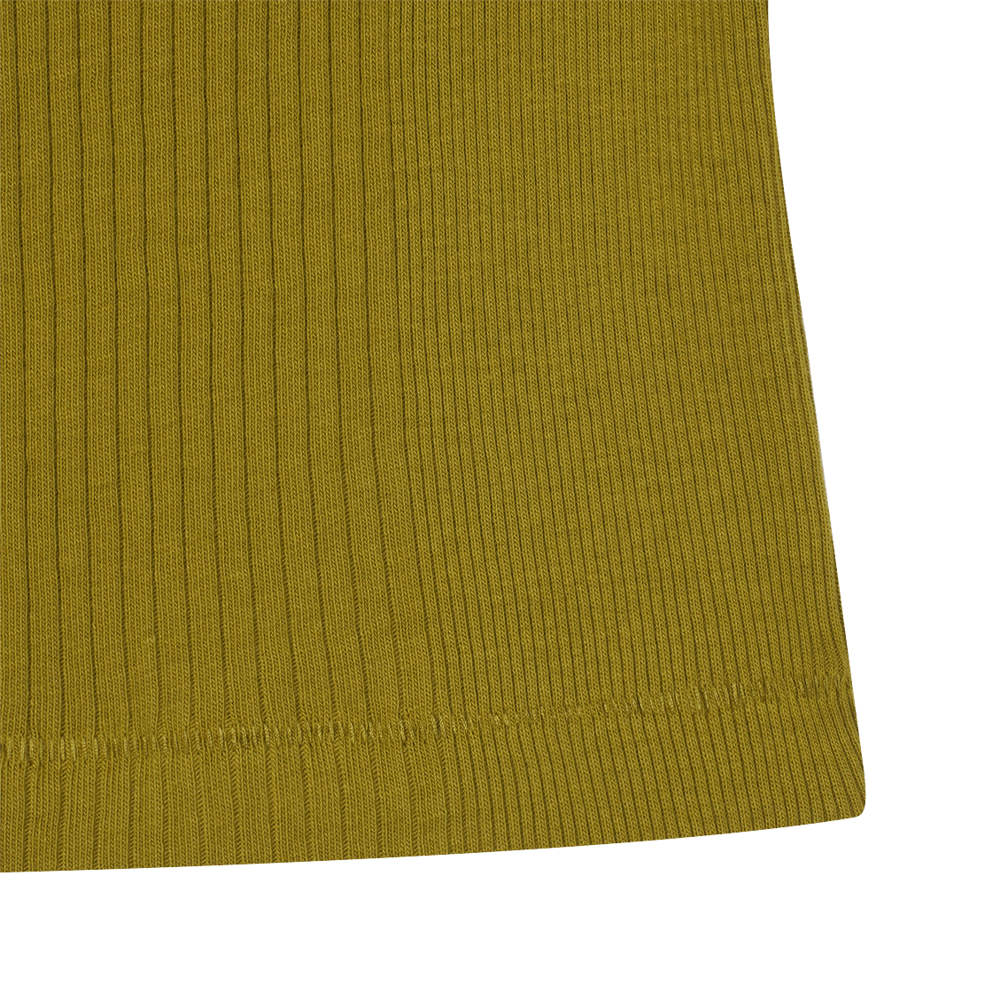 장 폴 고티에 우먼 코튼 리브드 크롭 베이비 티 위드 "Gaultier" 패치 그린 - 26SS(Jean Paul Gaultier Women Cotton Ribbed Cropped Baby Tee With "Gaultier" Patch Green - 26SS) - 6