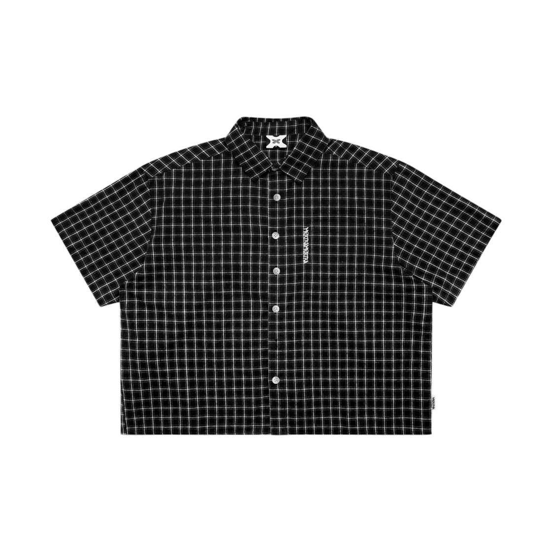 머트라 플래드 셔츠 블랙(Mertra Plaid Shirt Black) - 1