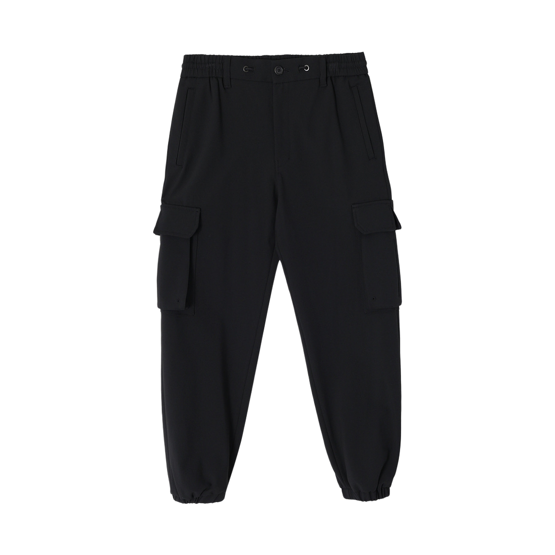 SF5PT904BK [OUTLET] Songzio Homme Double Cargo Jogger Pants Black