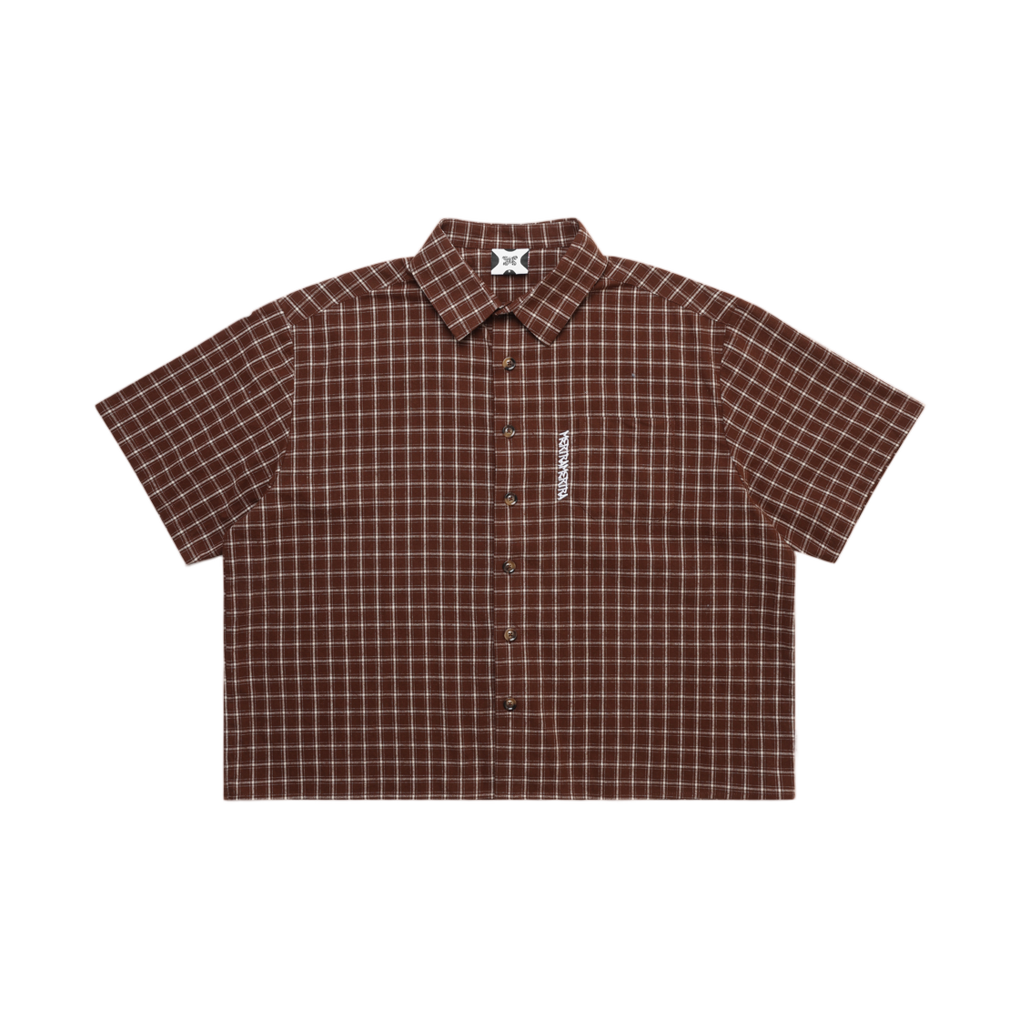 머트라 플래드 셔츠 브라운(Mertra Plaid Shirt Brown)
