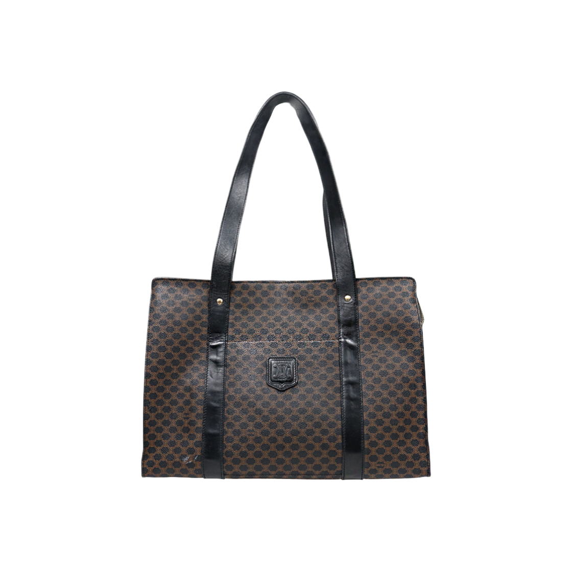 IT9HTNOH2PVV Celine Black Macadam Shopper Bag A-A45459