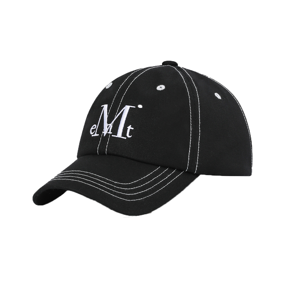 무센트 시그니처 스티치 볼캡 (4컬러) 스티치 블랙(MUCENT Signature Stitch Ball Cap (4Color) Stitch Black) - 2