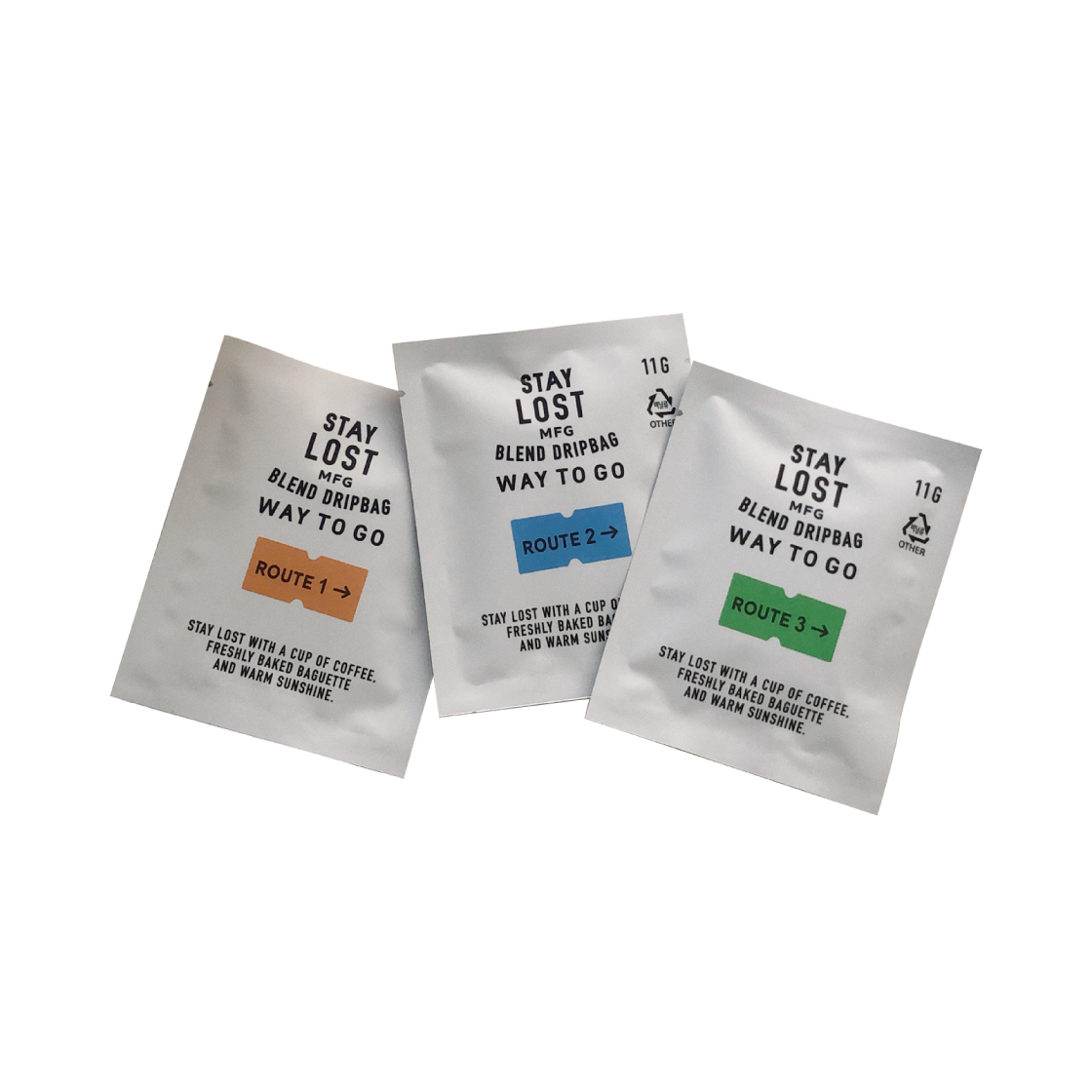 스테이로스트 드립백 세트 웨이투고 (3가지 맛, 12개입)(STAY LOST Dripbag Set Way To Go (3types, 12EA)) - 3