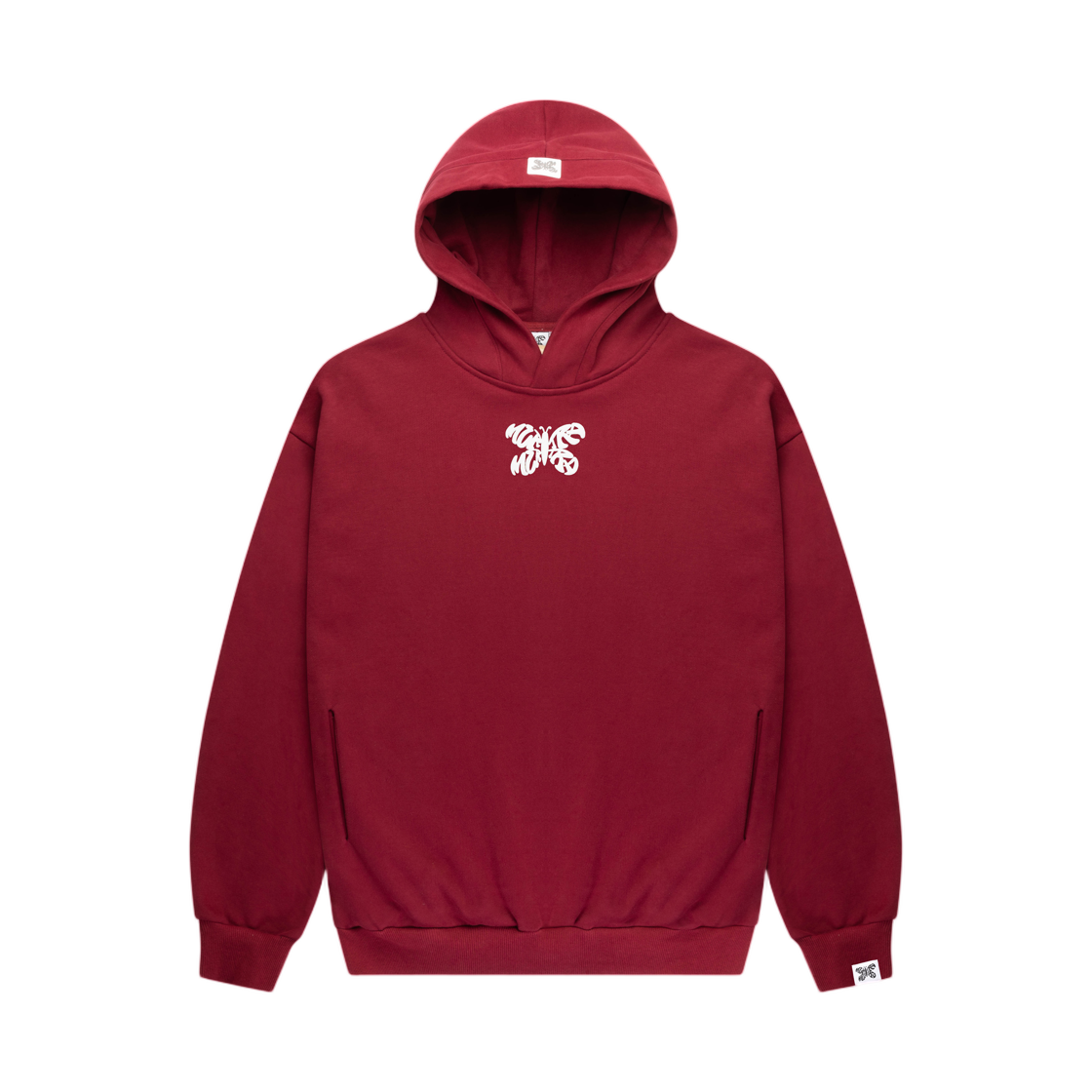 머트라 로고 후드 레드 벨벳(Mertra Logo Hood Red Velvet)