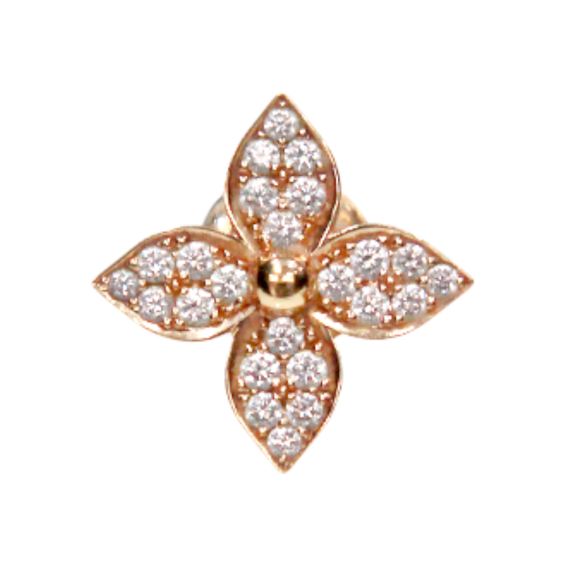 IT6U7CR3N2RH Louis Vuitton 18K Gold Idylle Blossom Diamond Earrings D-B47929