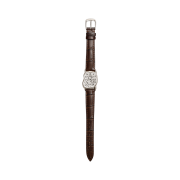 TOWTOW.ARCHIVE Timeless Twist Wristlet 4.0 Brown&Silver