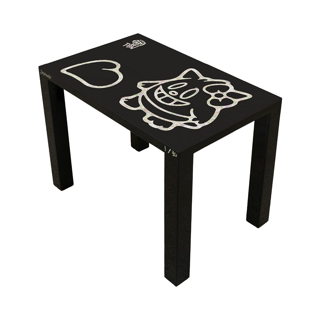 [SAMBYPEN X SAY TOUCHE] 자개 벤치([SAMBYPEN X SAY TOUCHE] ‘KITTEN’ Jagae Bench)