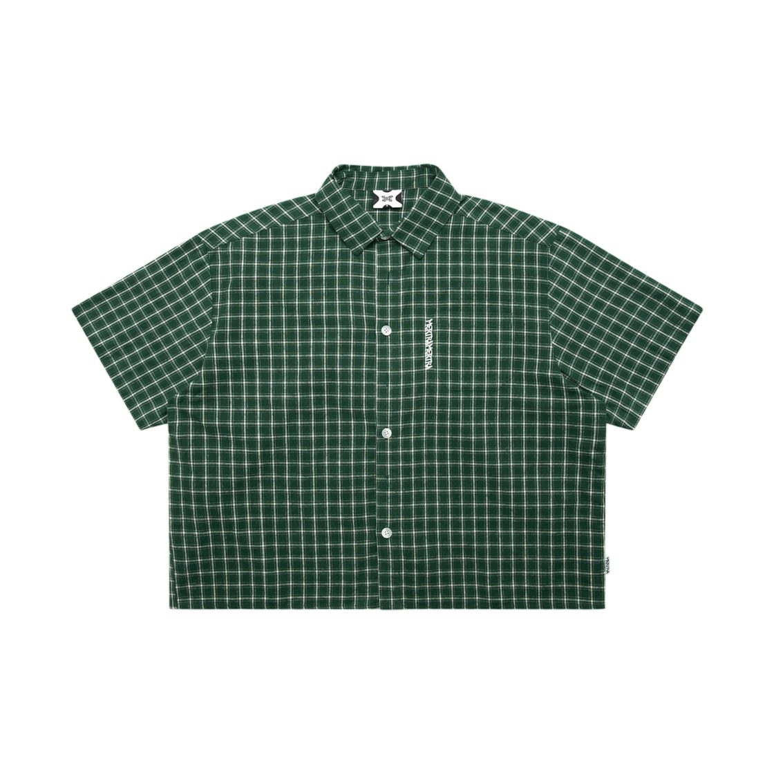 머트라 플래드 셔츠 그린(Mertra Plaid Shirt Green)