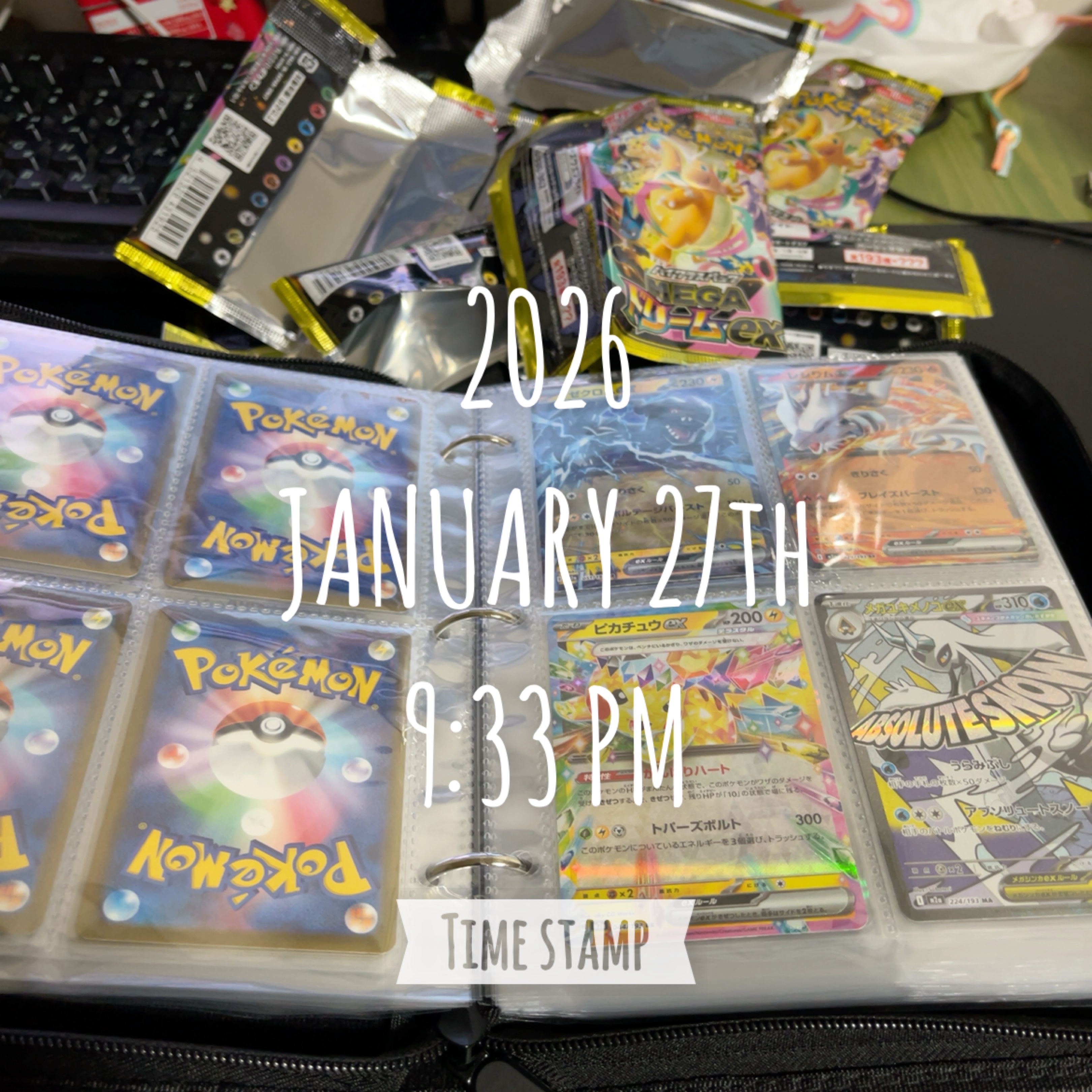 Pokemon TCG Mega High Class Pack MEGA Dream ex Box (Pack of 10/Japanese Ver.) 착용 스타일