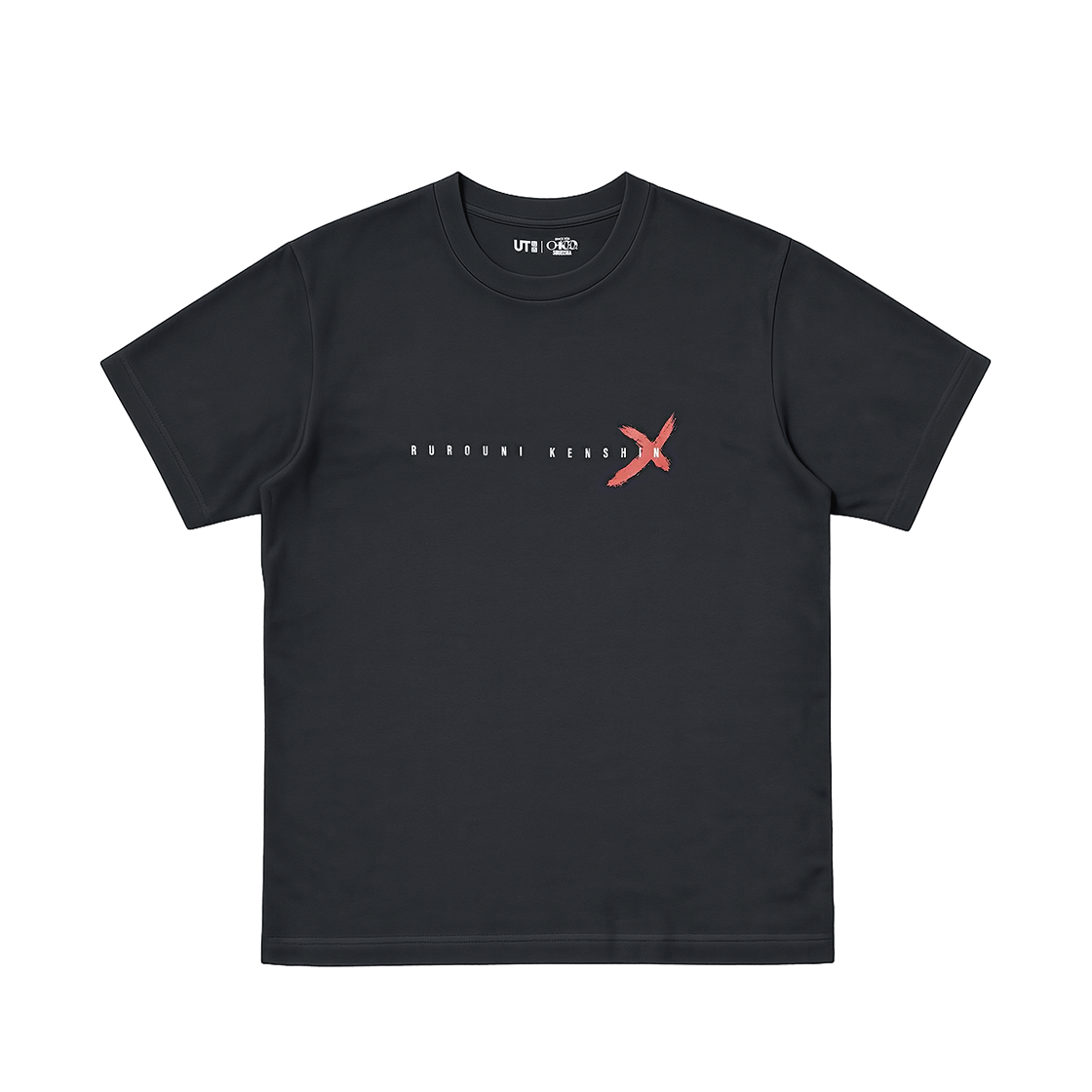 유니클로 UT 슈에이샤 창립 100주년 바람의 검심 티셔츠 블랙(Uniqlo UT Shueisha 100th Anniversary Rurouni Kenshin T-Shirt Black)