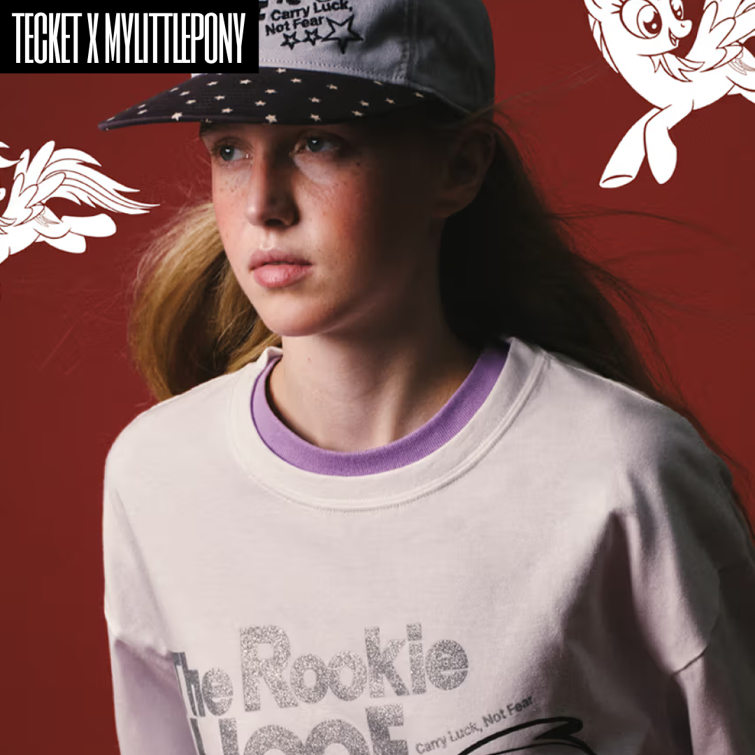 TEKET X My Little Pony Lucky Pony Knit Hoodie Red, TEKET X My Little Pony Lucky Pony L/S Tee Gray ์ฐฉ์ฉ ์คํ์ผ - 2