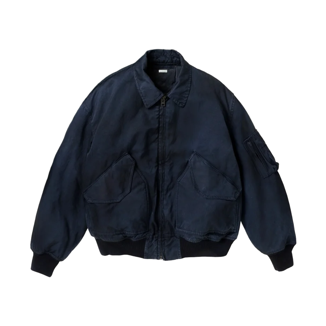 아프레쎄 빈티지 실크 CWU-45 플라이트 자켓 네이비 - 26SS(A.Presse Vintage Silk CWU-45 Flight Jacket Navy - 26SS) - 1