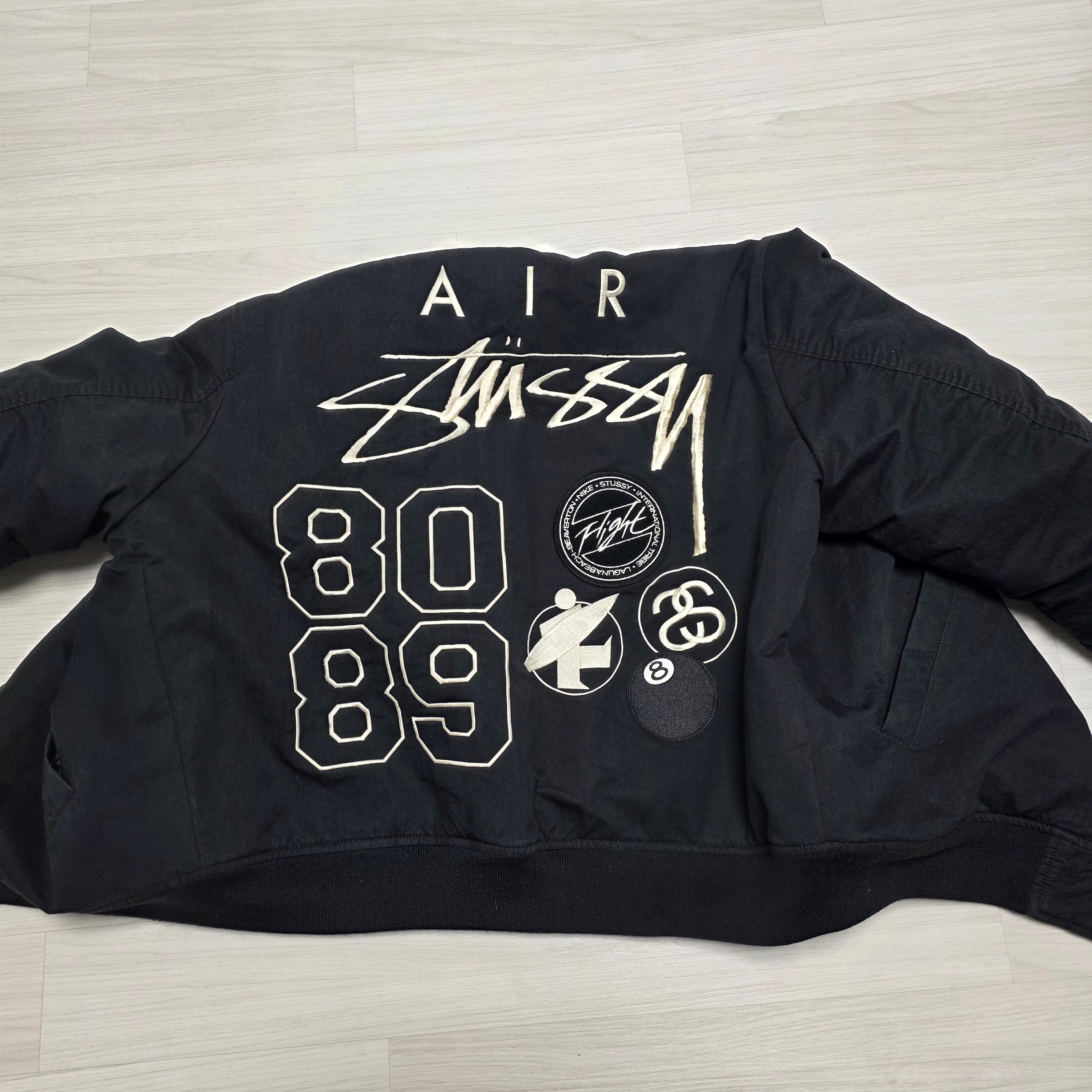 Nike x Stussy Reversible Jacket Black (FJ9153-010) 착용 스타일