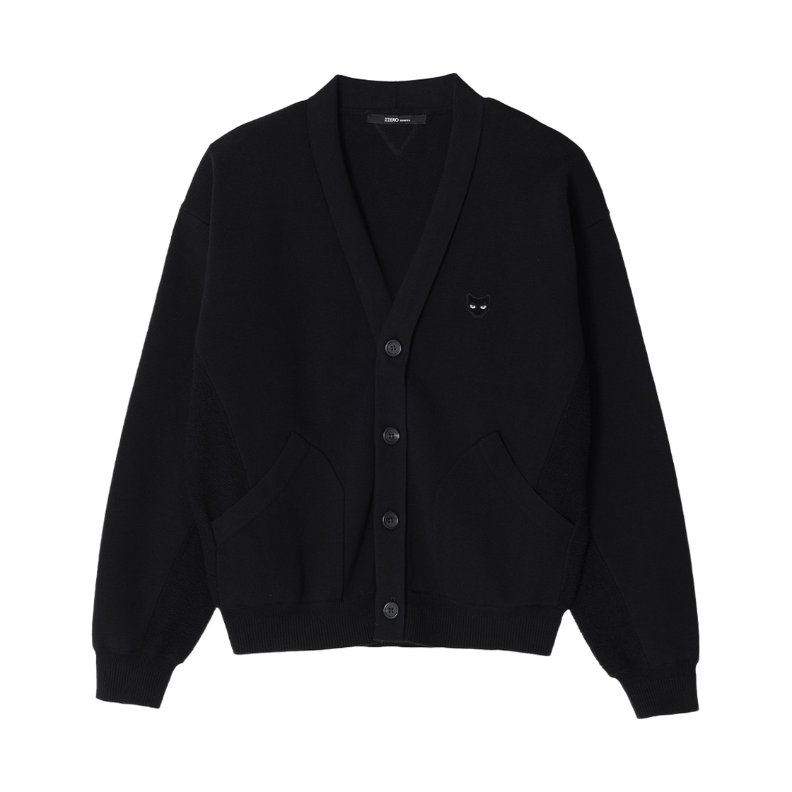 송지오 지제로 팬서 디시밀러 가디건 블랙
