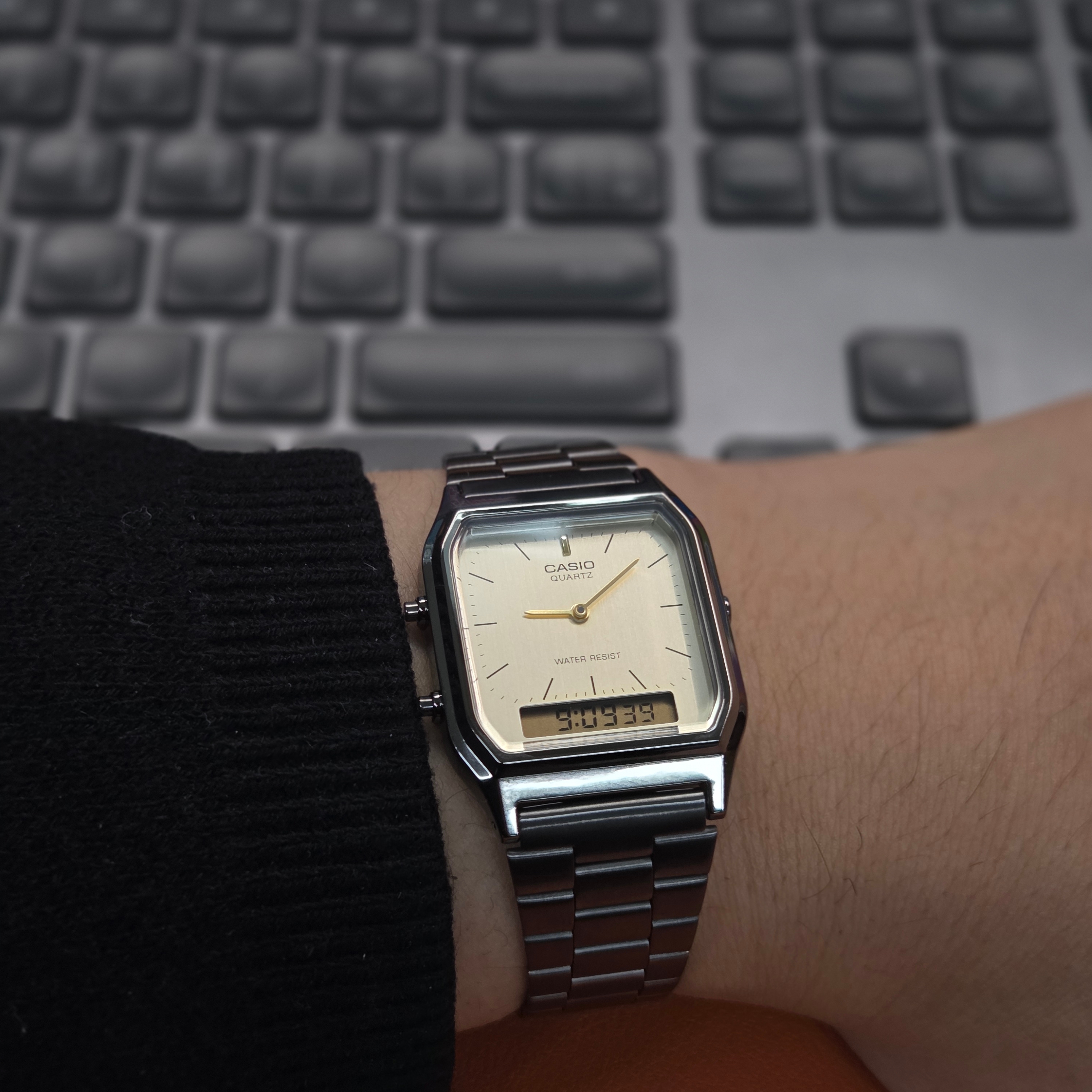 Casio AQ-230GG-9A 착용 스타일 - 2