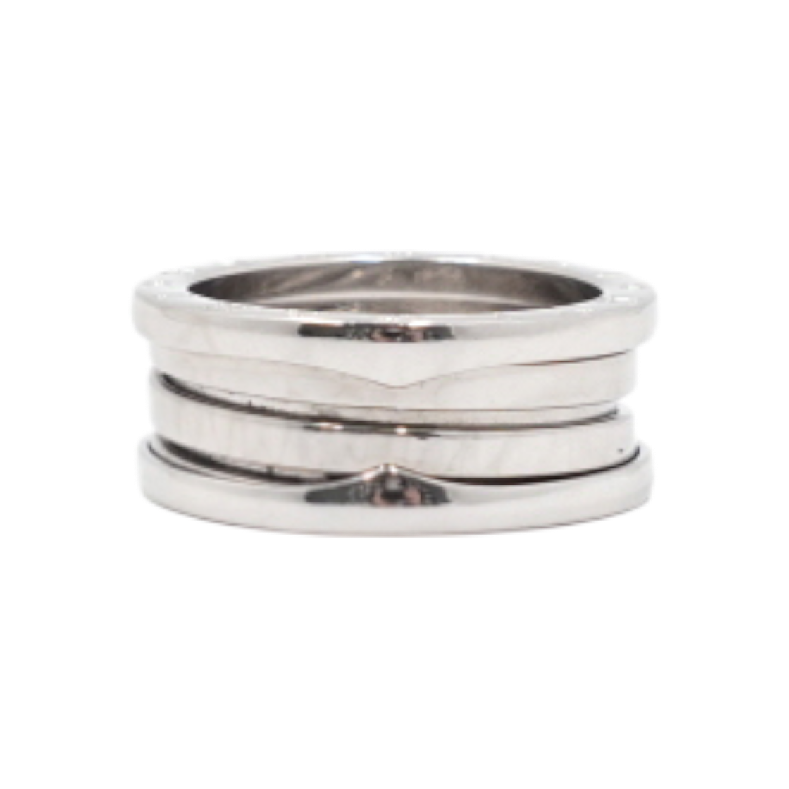 불가리 AN191024 18K화이트골드 비제로원 3밴드링 반지-8호aa60051(Bulgari AN191024 18K White Gold B-Zero1 3-Band Ring - Size 8)