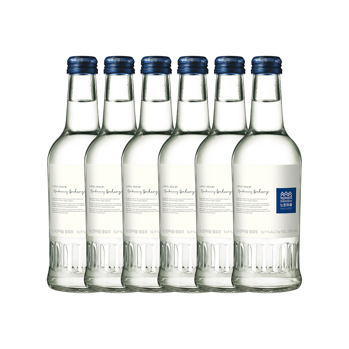느린마을 느린마을증류주 330ml 6입(Slow village Soju 16.9 330ml x 6 Btl.)