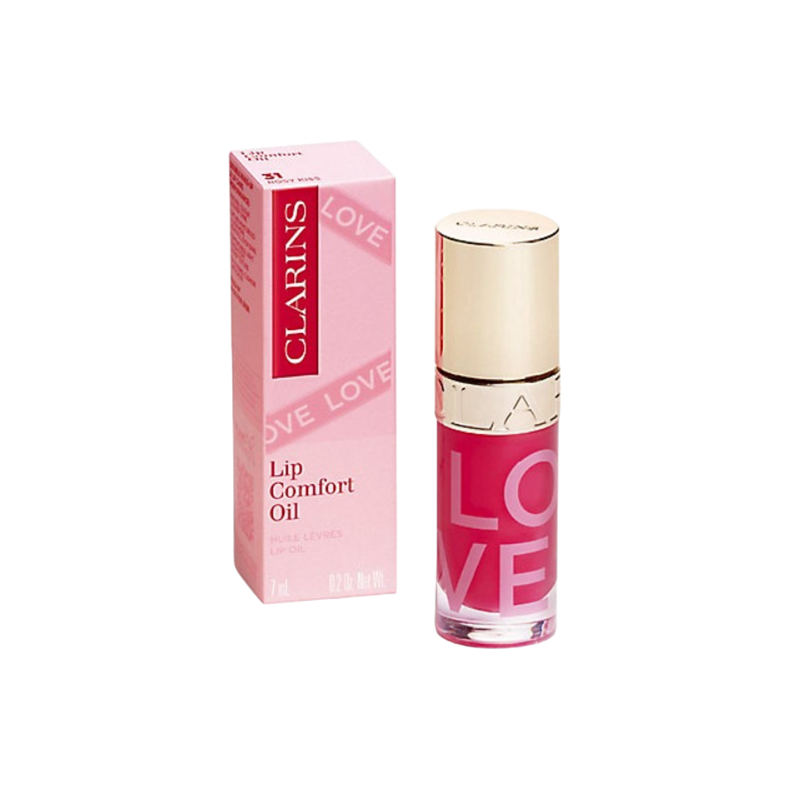 클라랑스 립 컴포트 오일 러브 에디션 31 로지 키스 (한정 패키지)(Clarins Lip Comfort Oil Love Edition 31 Rosy Kiss (Exclusive Package))