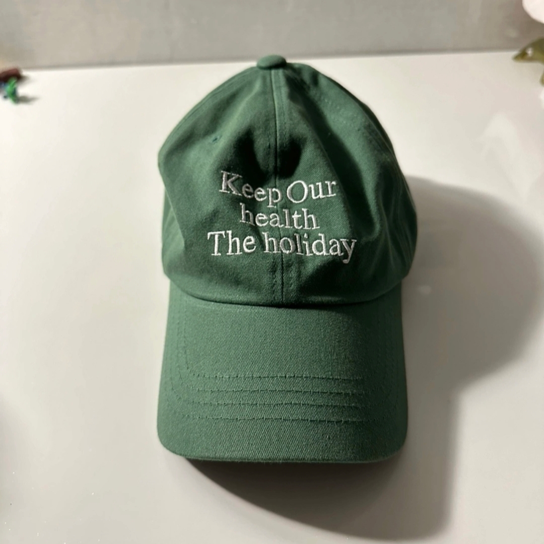 Millo Archive Holiday Signature Ball Cap Green 착용 스타일
