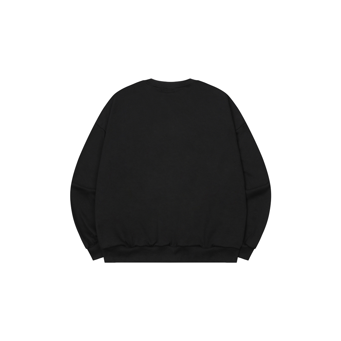 무센트 몽이 사각 레터링 맨투맨 남녀공용 블랙(MUCENT Mongi Square Lettering MTM Unisex Black) - 2