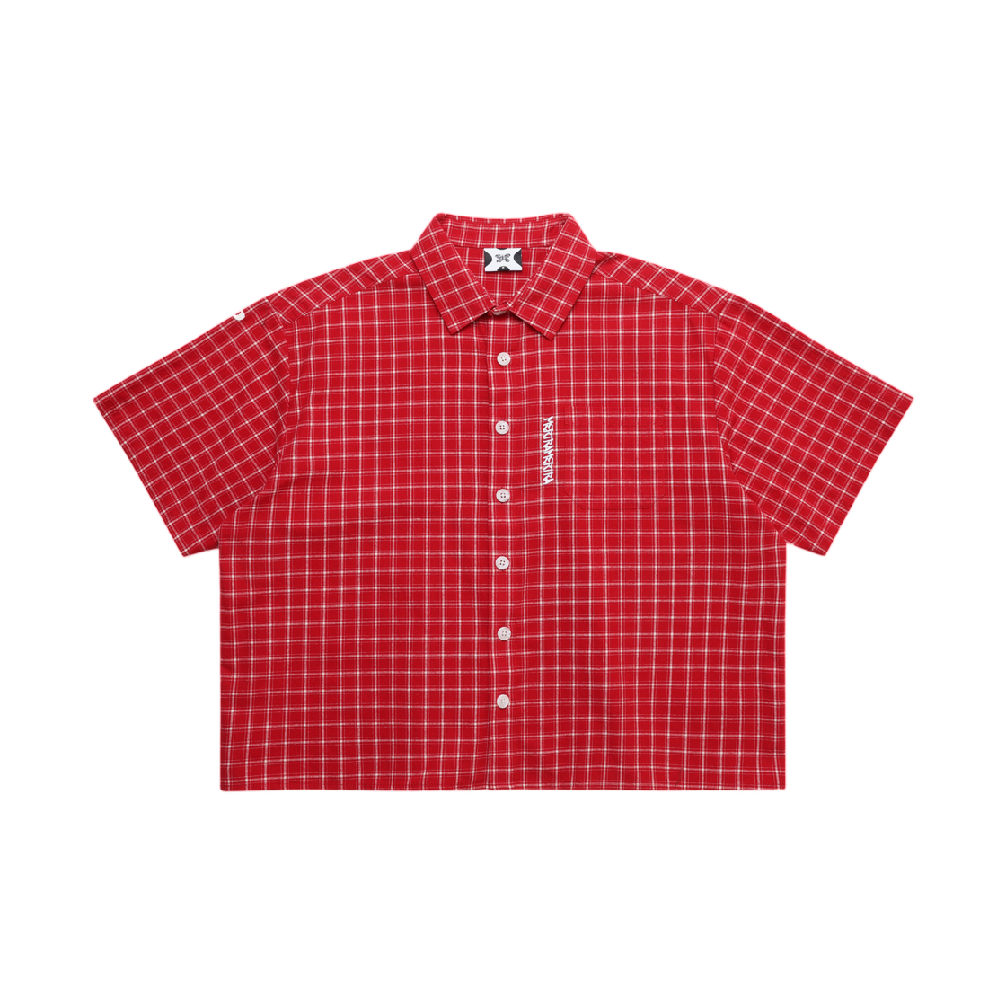 머트라 플래드 셔츠 레드(Mertra Plaid Shirt Red)