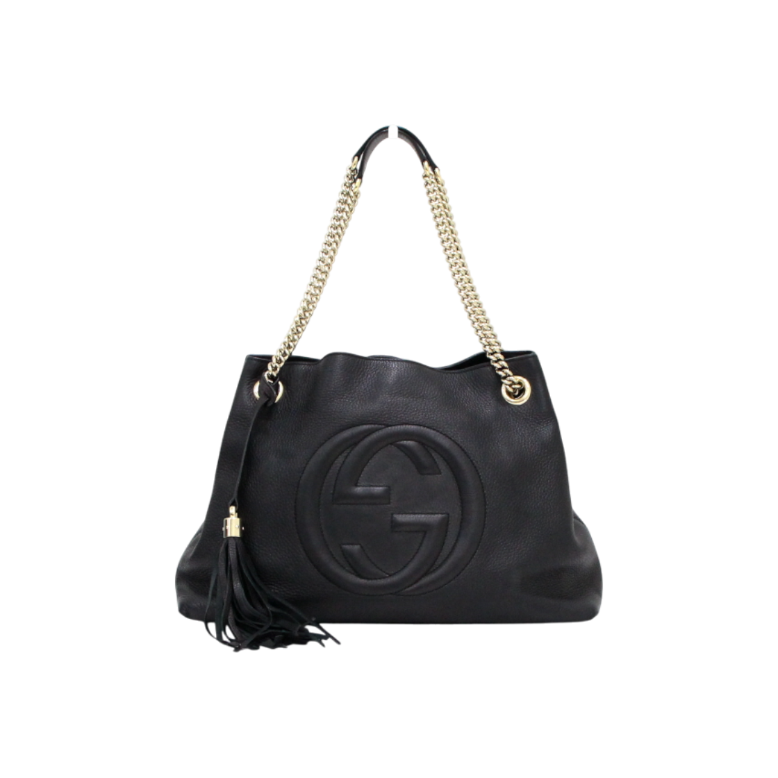 IT24DLHC8FKF Gucci Soho Black Chain Shoulder Bag