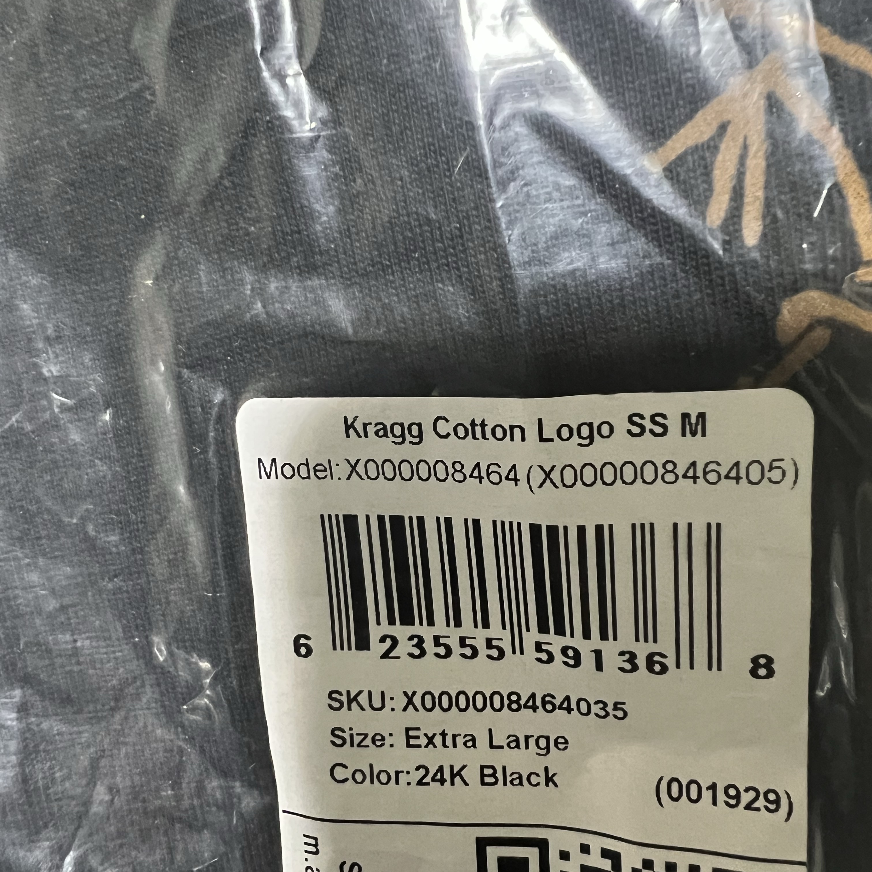 Arc'teryx Kragg Cotton Logo SS T-Shirt 24K Black 착용 스타일