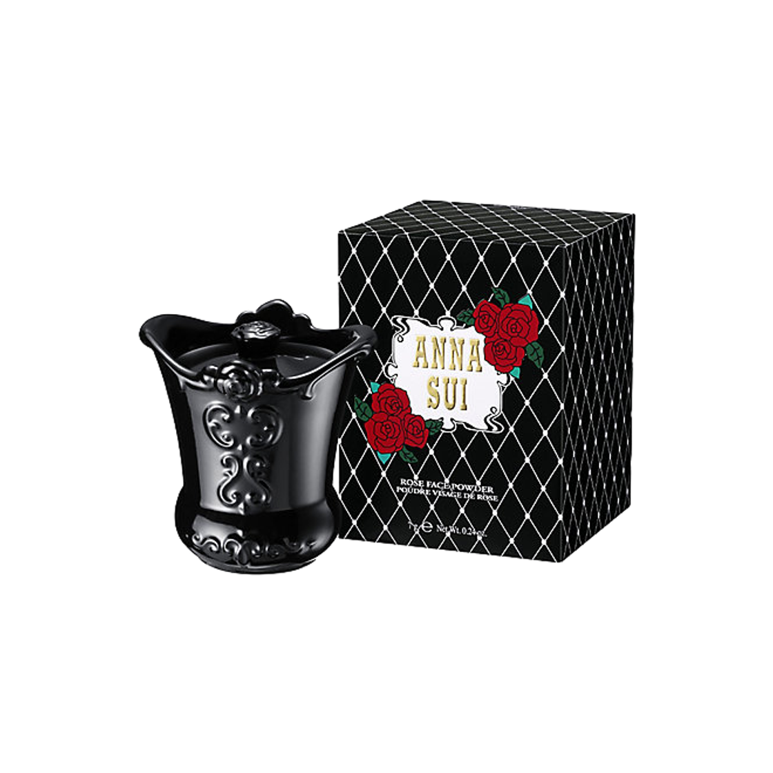 - Anna Sui Rose Face Powder Limited Edition 300 Innocent Pure Pink