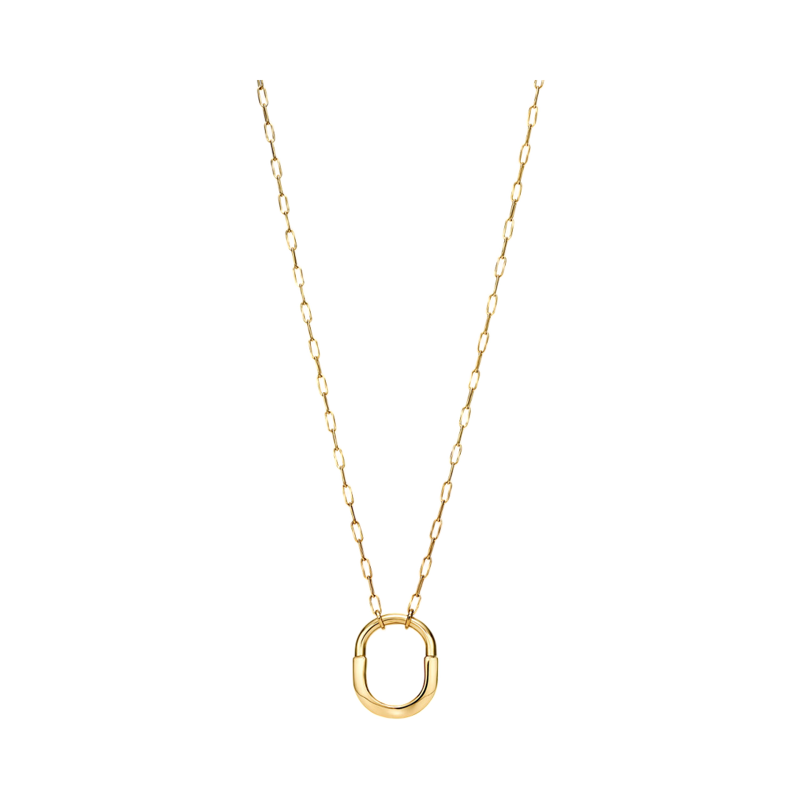 72342259 Tiffany & Co. Tiffany Lock Pendant 18K Yellow Gold Medium