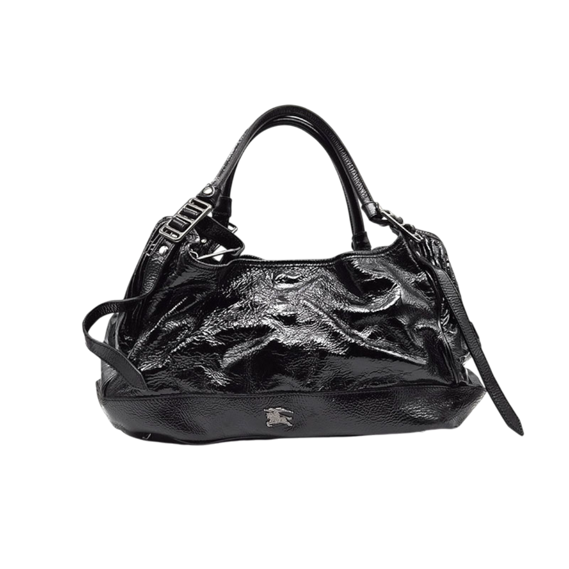 ITRDE7WSW2UK Burberry Patent Tote and Shoulder Bag L784292