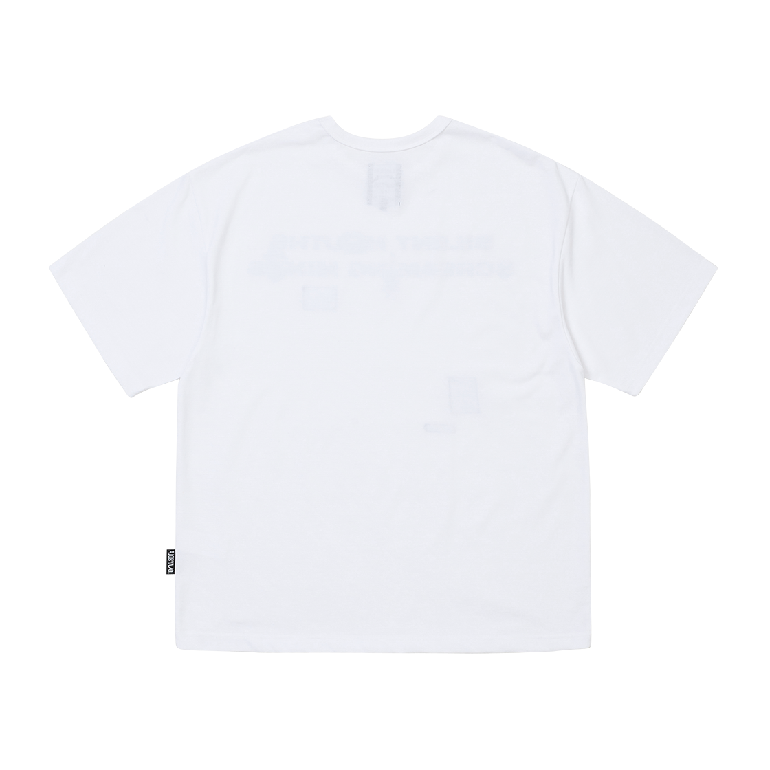 아조바이아조 SMSM 슬로건 티셔츠 화이트(AJOBYAJO SMSM Slogan T-Shirt White) - 2