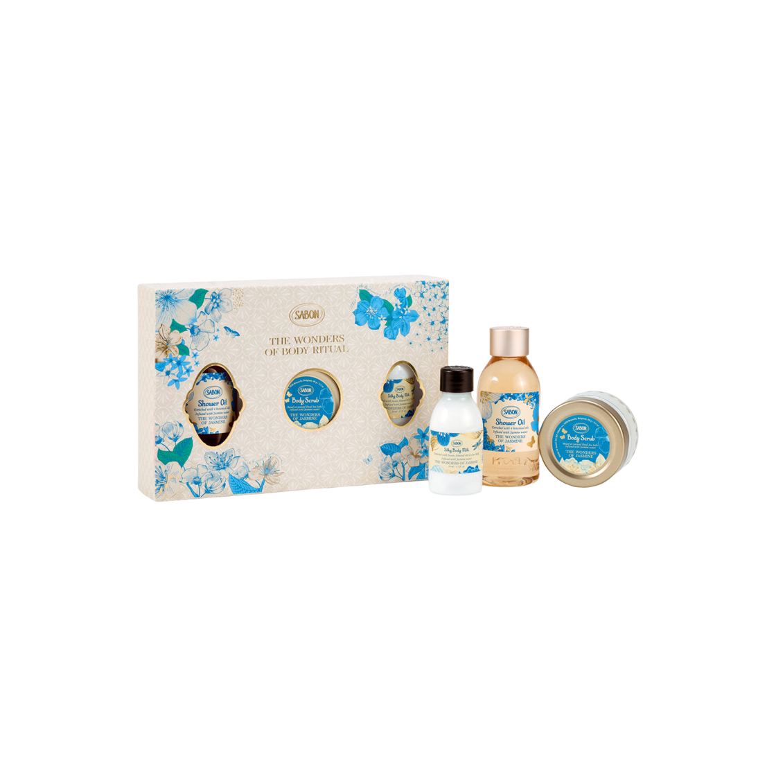 사봉 원더스 오브 자스민 바디 리츄얼 키트 (한정 키트)(Sabon Wonders of Jasmine Body Ritual Kit (Exclusive Kit))