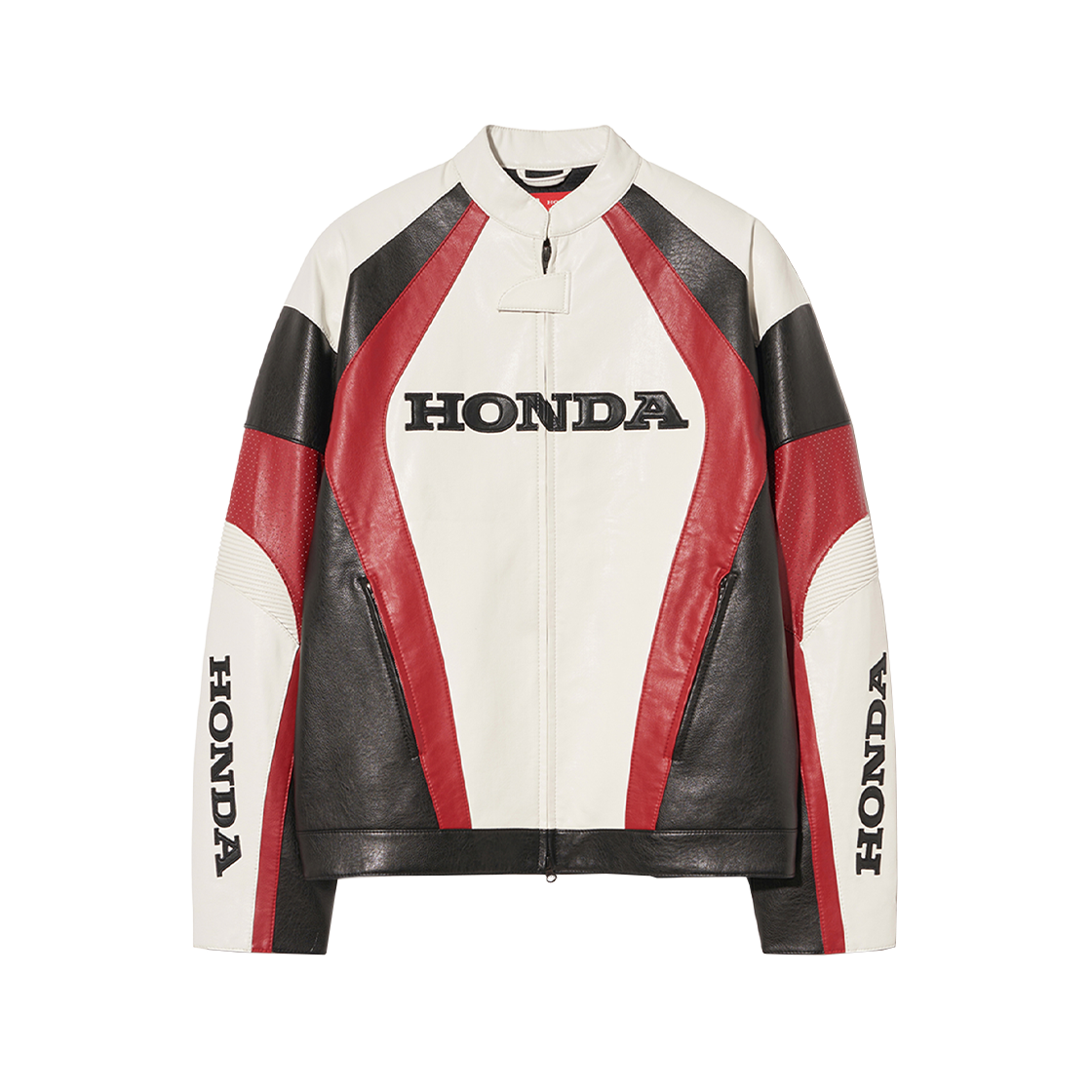 HGS1LE303SWH Honda Engineered Leather Original Motorcycle Jacket White