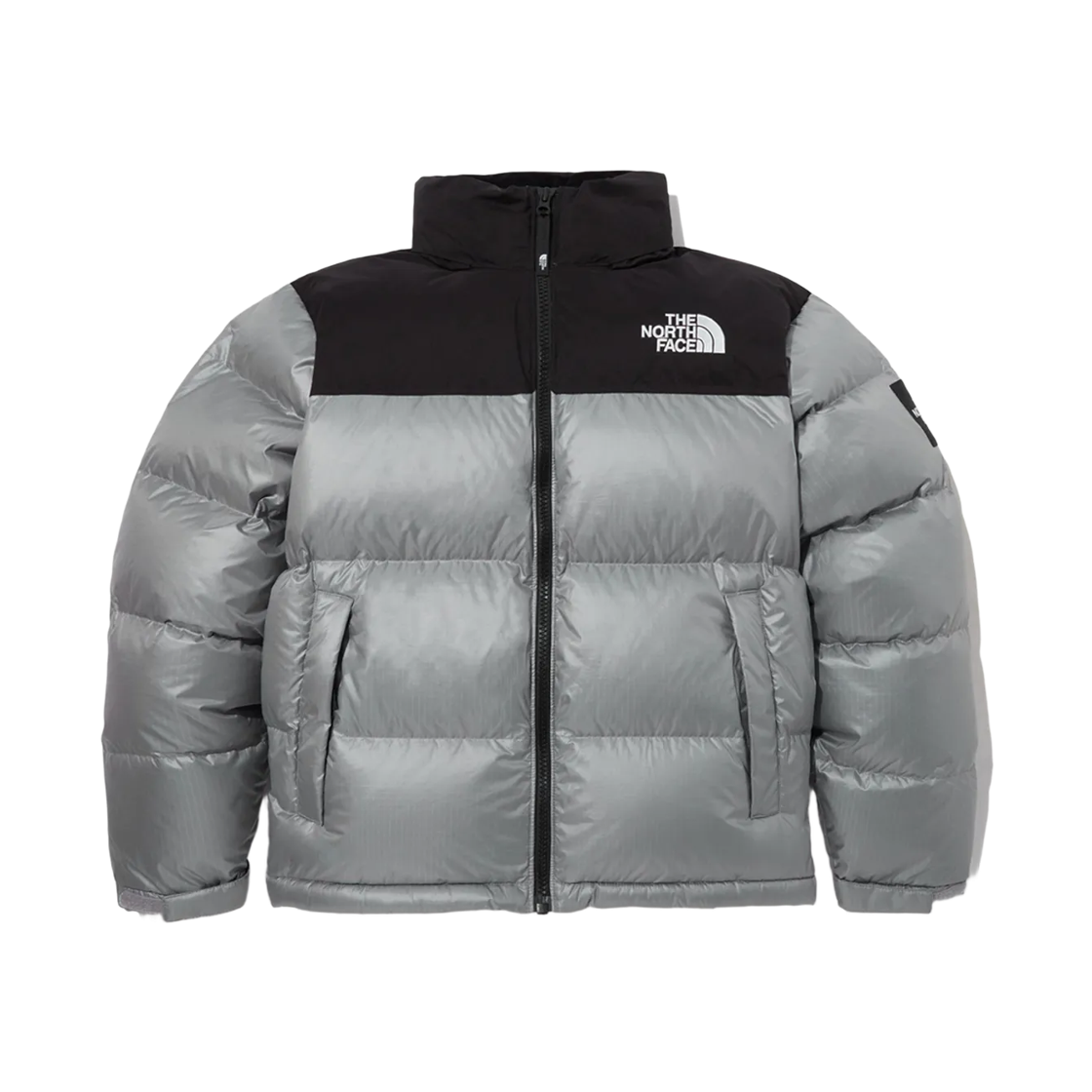 NJ1DP62M The North Face White Label Novelty Nuptse Down Jacket Heather Gray