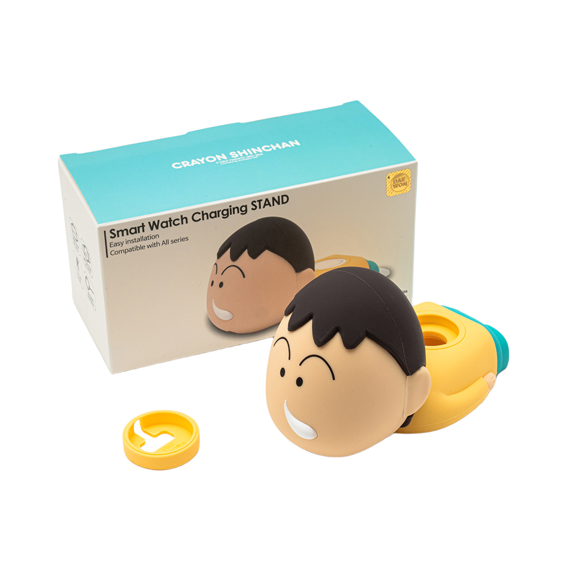 애니모어 맹구 워치충전 스탠대 애플워치, 갤럭시워치
전기종 적용가능(Animore CRAYON SHINCHAN smartwatch recharge cradle bochan)