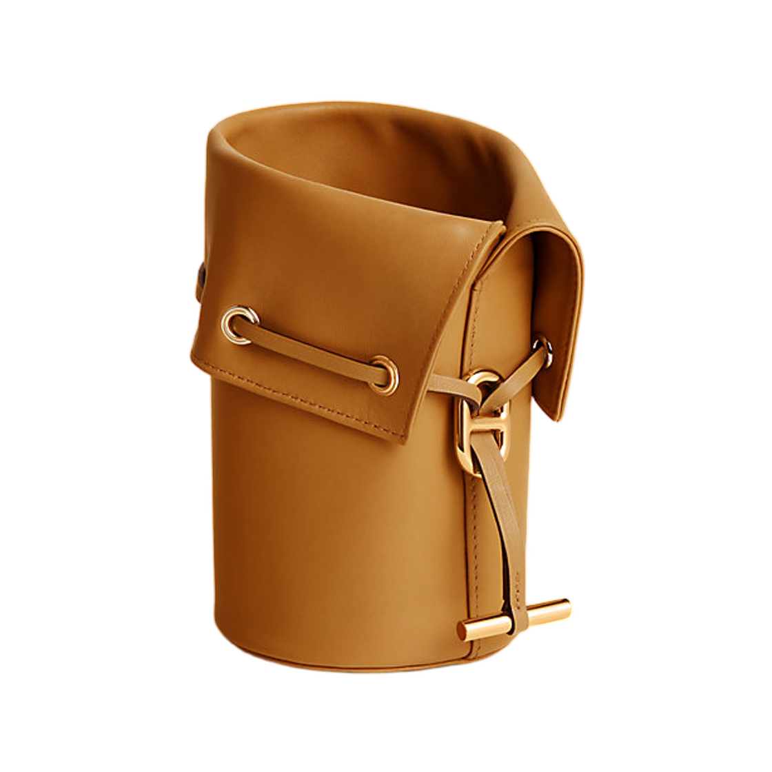 에르메스 에르메스치크 파우치 마일로 램스킨 & 옐로우 골드 하드웨어 세잠(Hermes Hermescheek Pouch Milo Lambskin & Yellow Gold Sesame) - 2