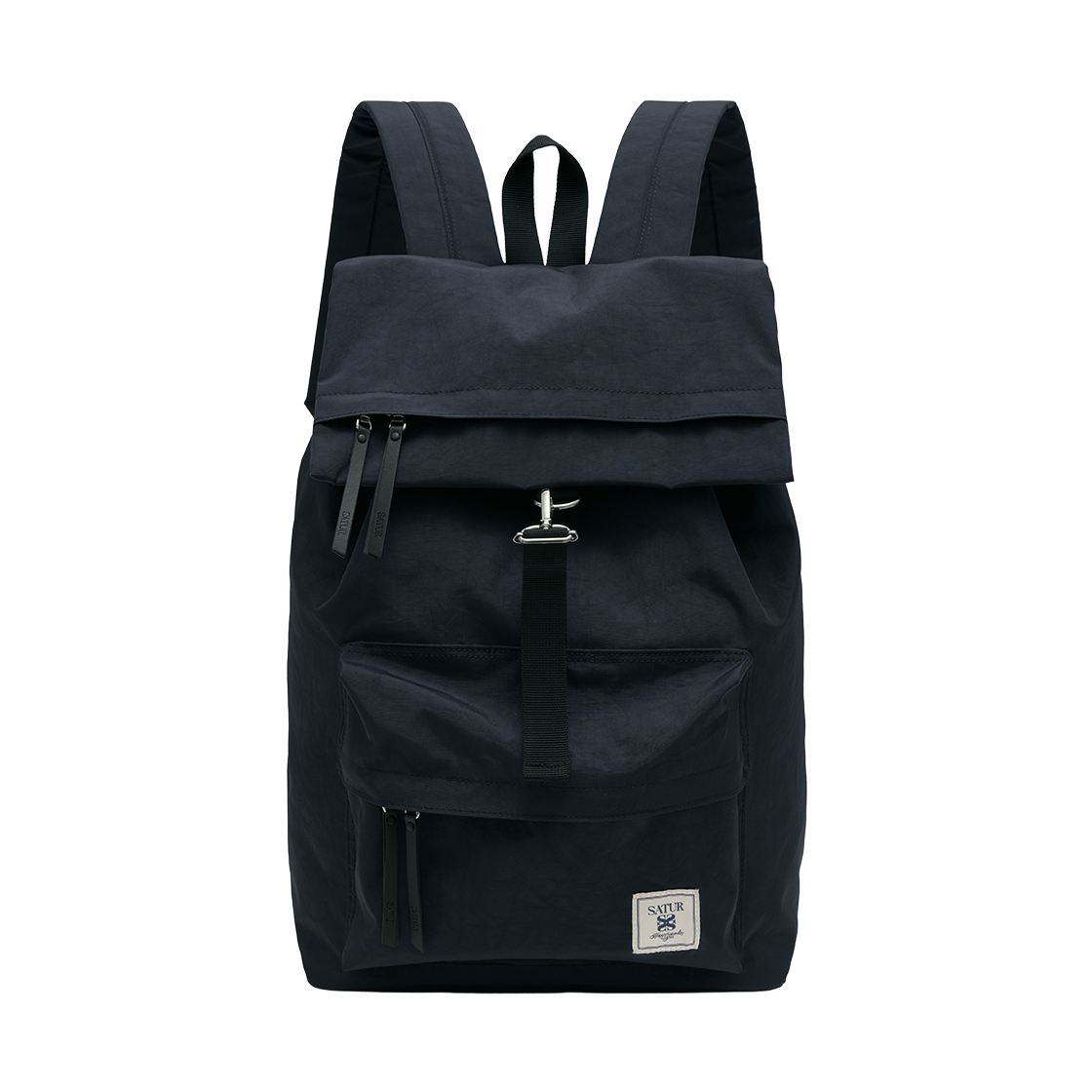 세터 나일론 워시드 백팩 네이비(SATUR Nylon Washed Backpack Navy)