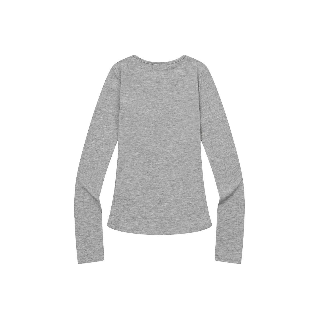 무센트 넬로 스냅 버튼 긴팔 티 (6컬러) 그레이(MUCENT Nello Snap Button Long Sleeve T (6Color) Gray) - 2