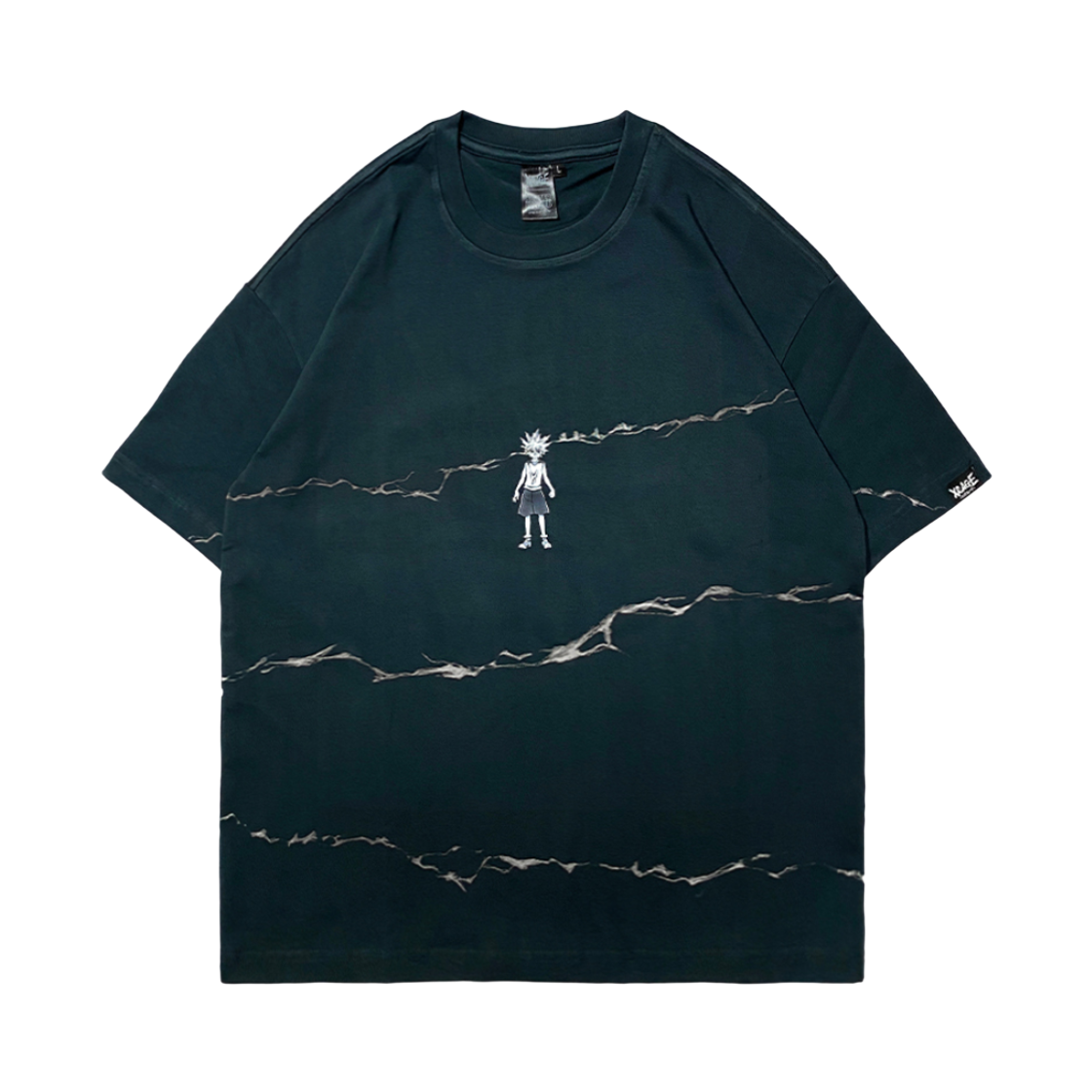 엑스레이지 x 헌터 x 헌터 티셔츠 그린(Xrage x Hunter x Hunter T-Shirt Green)