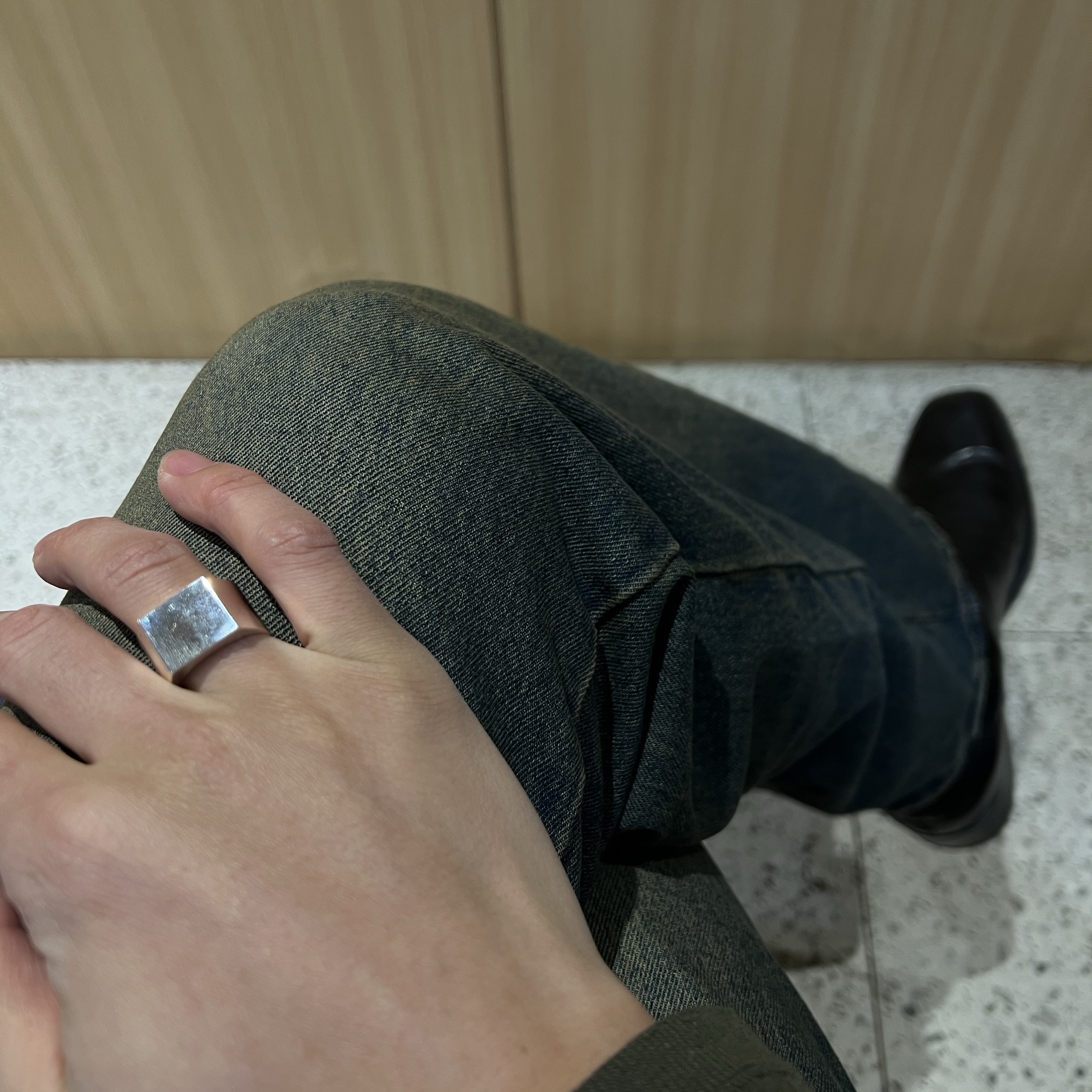 Undermycar Mu.Ac.04 - 925 Silver Ring, Undermycar Mu.Ac.03 - 925 Silver Ring 착용 스타일 - 4