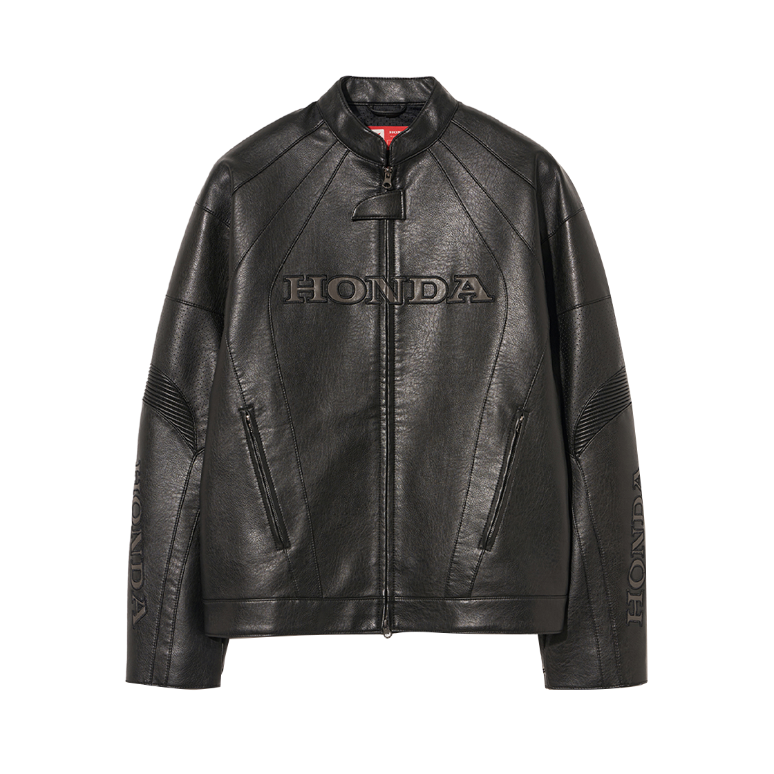 HGS1LE303SBK Honda Engineered Leather Original Motorcycle Jacket Black