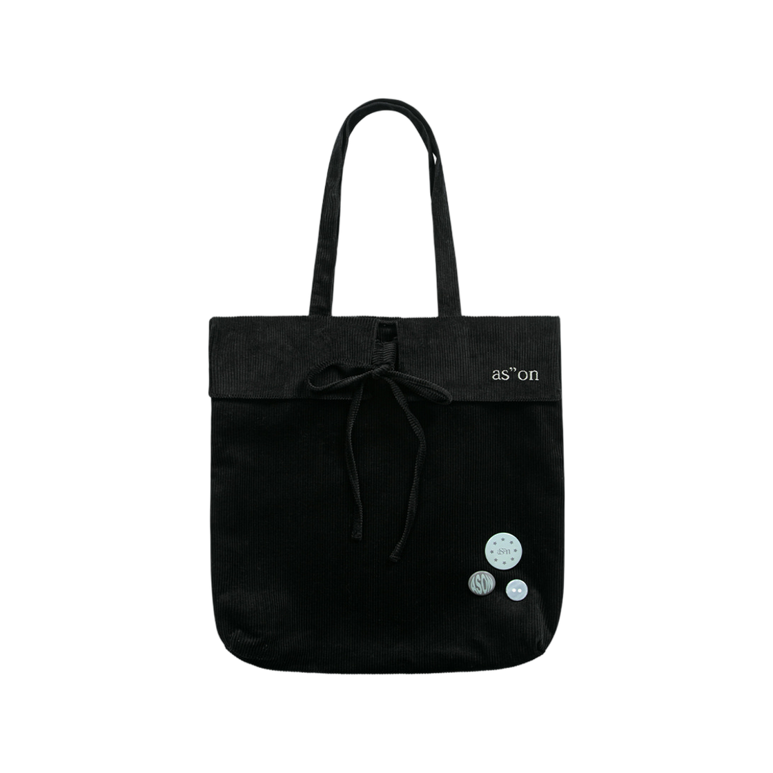 애즈온 올가 코듀로이 백 블랙(Ason Orga Corduroy Bag Black)
