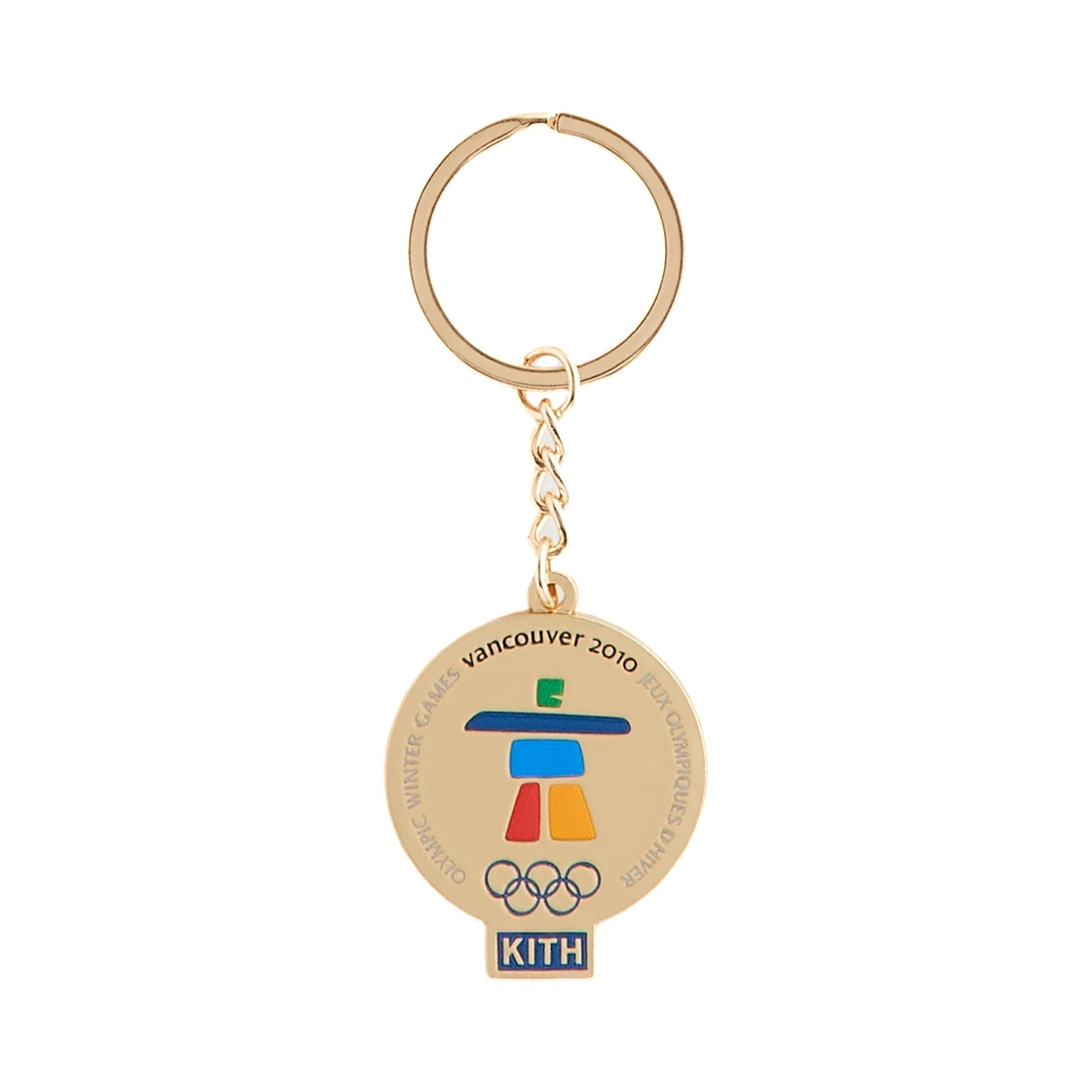 KHL150893-914 Kith for Olympics Heritage Vancouver Keyring Gold