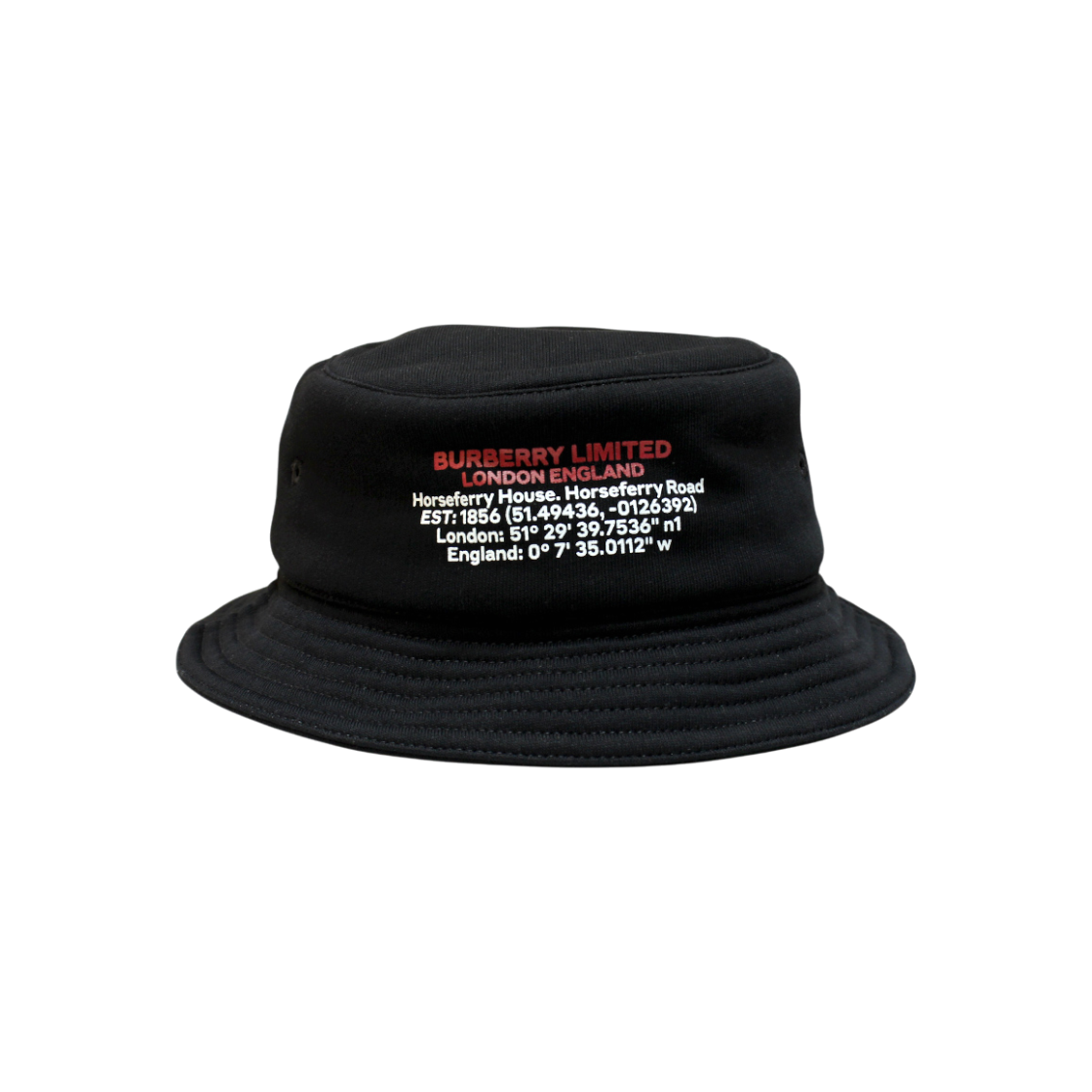 ITEAVECCR6MO Burberry Location Print Bucket Hat - Size L 8050066