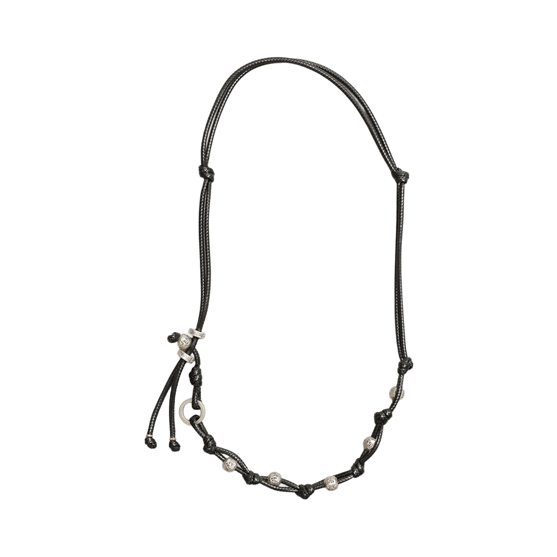 [KREAM 단독] 토우토우아카이브 토스카 로프 목걸이 블랙([KREAM 단독] TOWTOW.ARCHIVE Tosca Rope Necklace Black)