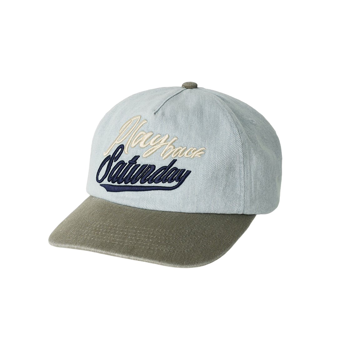 SA261UAP05KHI0 SATUR 90s Playback Contrast Ball Cap Khaki