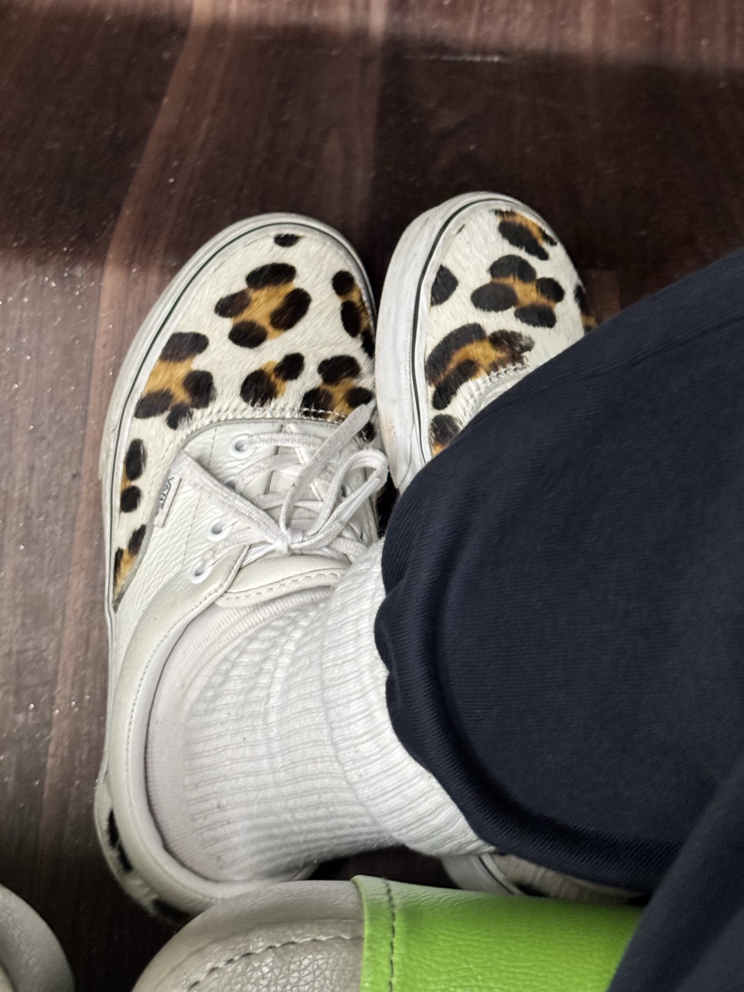 Vans Era Leopard True White 착용 스타일
