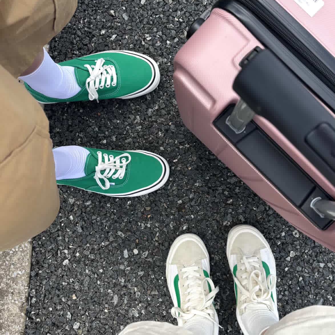 Vans Authentic 44 DX Anaheim Factory Emerald Green 착용 스타일 - 1